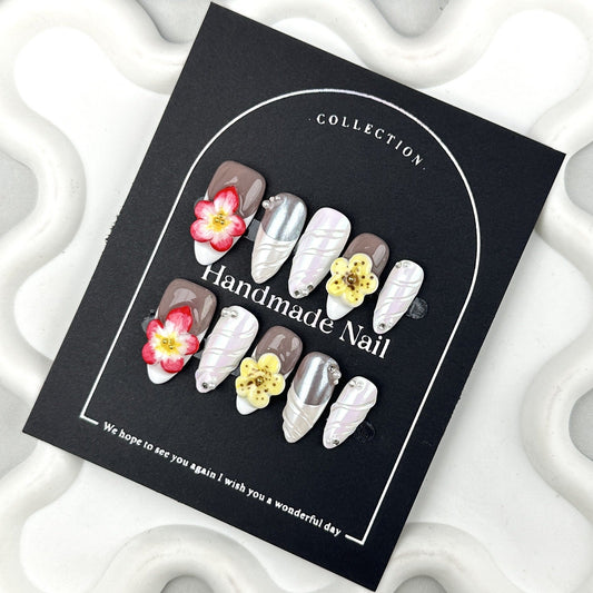 0984- Handmade press on nails fake nails removable