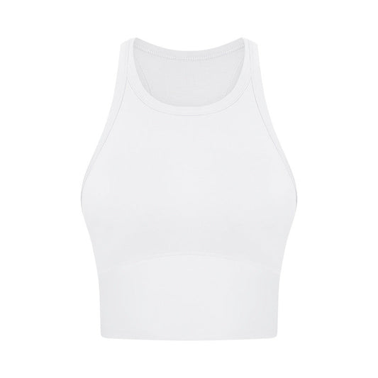 Nude Feel With Chest Pad Yoga Vest Women Shockproof Push Up Accessory Breast Push Up Sports Underwear Bra