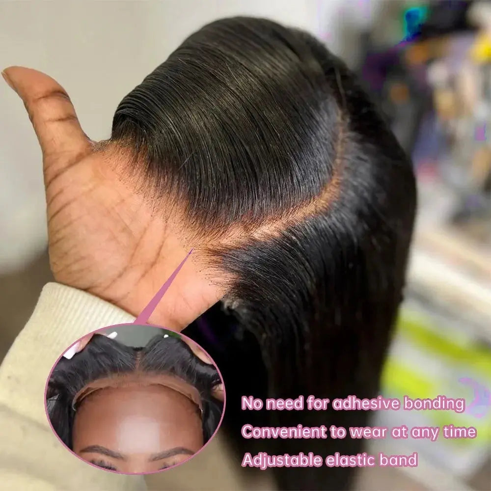 Pre Cut | Glueless | Human Hair | Ready To Wear | Wear and Go | Preplucked | Brazilian | Bone Straight Human Hair Wigs
