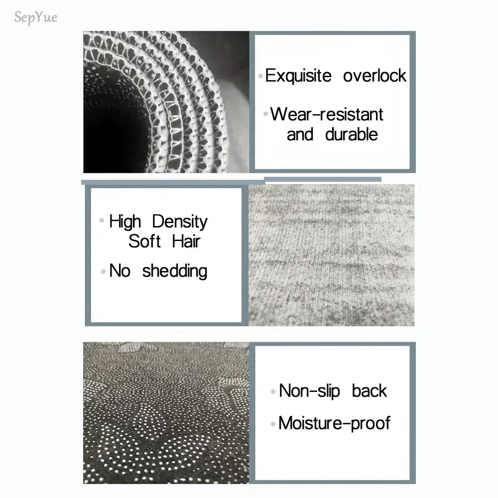 VIKAMA Merry Christmas Welcome Doormat Easy-Clean Home Décor Christmas Carpet Indoor/Outdoor Entrance Decorative Mat