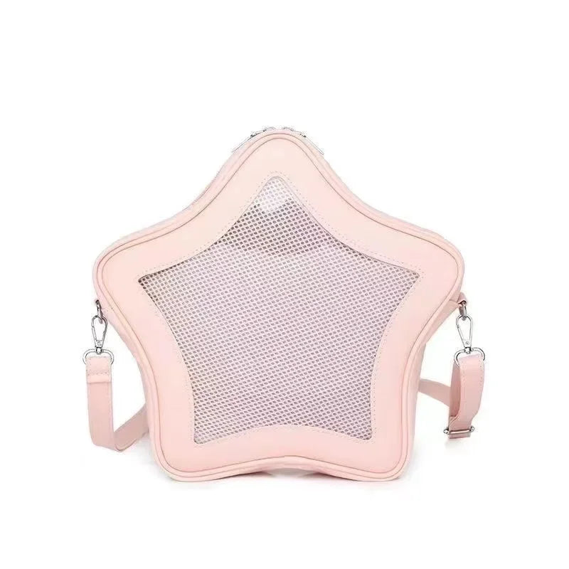 Original Cute Kawaii Ita Bag | Anime Five Pointed Star Two-dimensional Crossbody Bag & Street Fashion Ulzzang Shoulder Bag