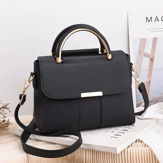 New Fashion Women's Crossbody Shoulder Bag | PU Leather Female Flap Messenger Bag (Small Handbag & New Purse Clutch)