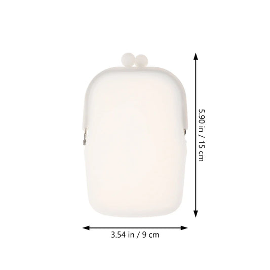 Silicone Phone Bag & Coin Purse for Women | Candy Color Small Wallet Holder Pouch (Ladies Handbag Clutch, Travel Accessories Storage)