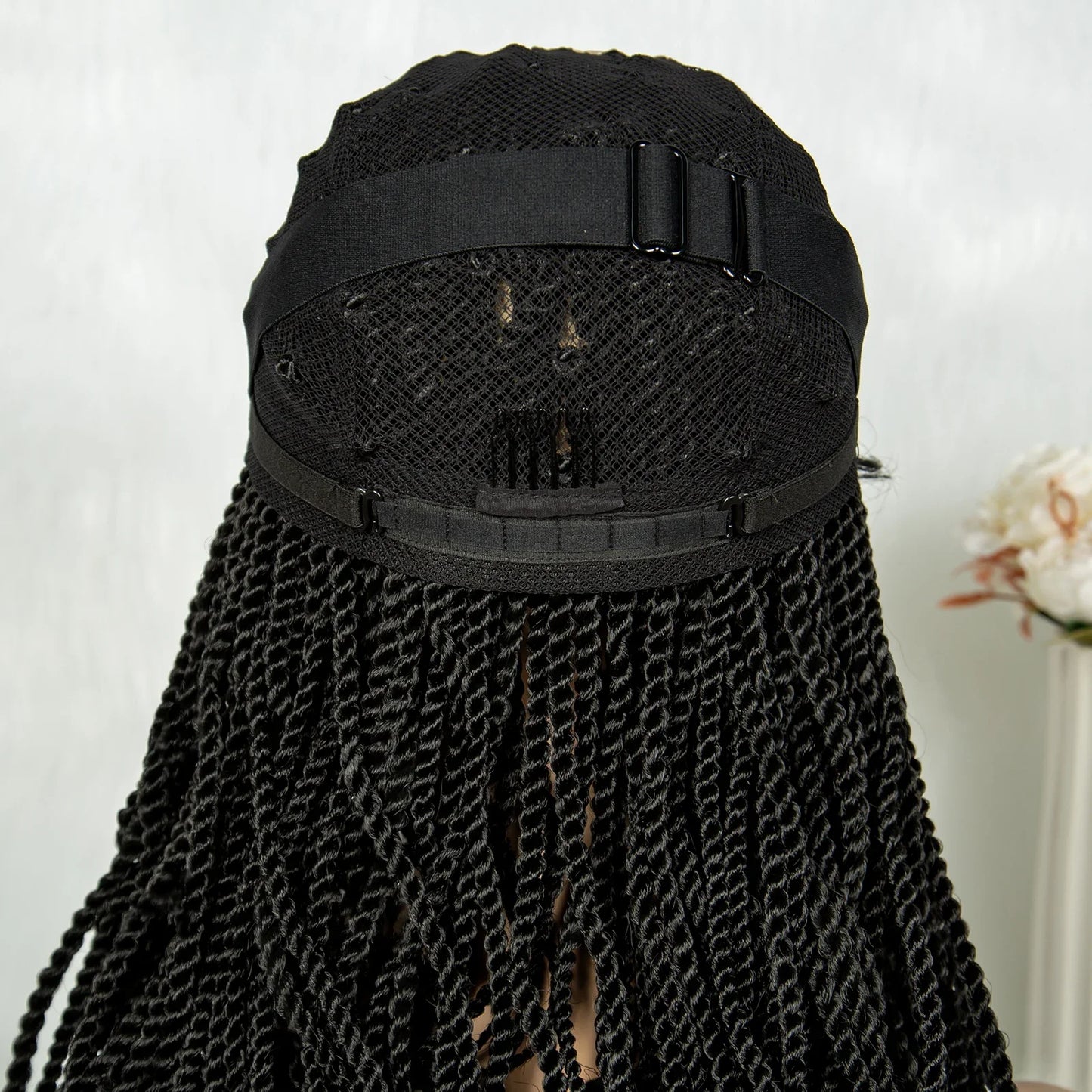 New HD Transparent Full Lace Braided Wig