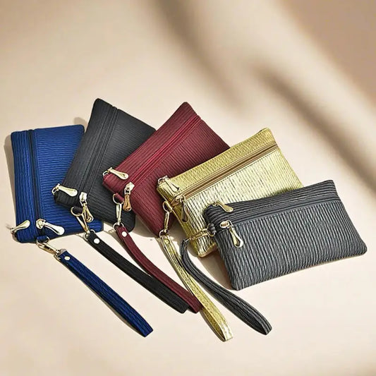 Fashion Zipper Bag Women's Wallet | Simple Coin Purse & Ladies Handbag (Mobile Phone Bag, Casual Small Square Bag)