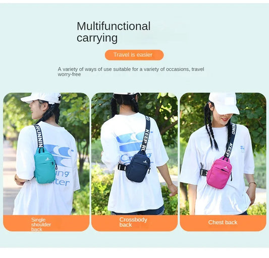 Small Chest Bag & Mobile Phone Bag | Outdoor Sports Mini Fashion Shoulder & Messenger Bag (Unisex Gift)