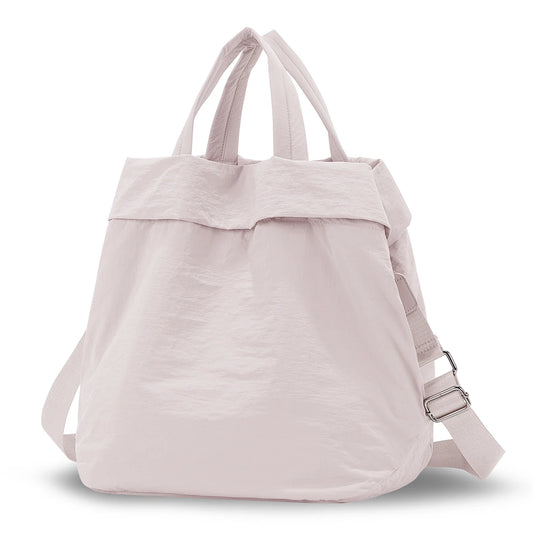 Multi-Color Large-Capacity Portable Shoulder Bag | Unisex Commuter Handbag & Small Satchel (Solid, Zipper Closure)