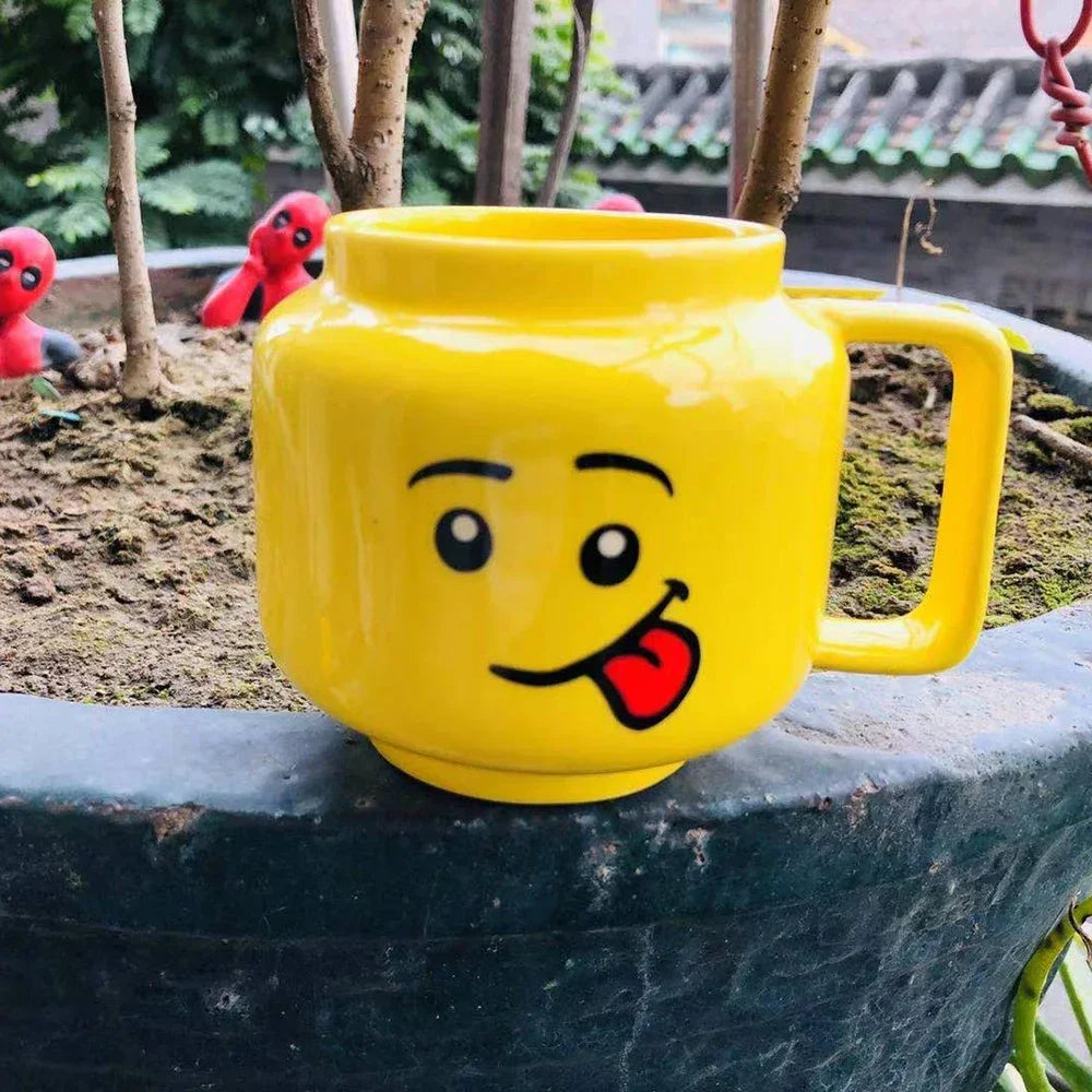 Cute Design Face Expression Ceramic Mug Christmas Gift Box Funny Mug Ideal Gift for New Year Creative and Unique Gift