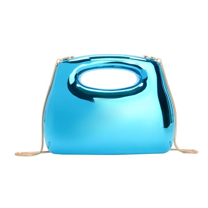 Acrylic bag square box clutch bag metal dinner bag Crossbody even bag