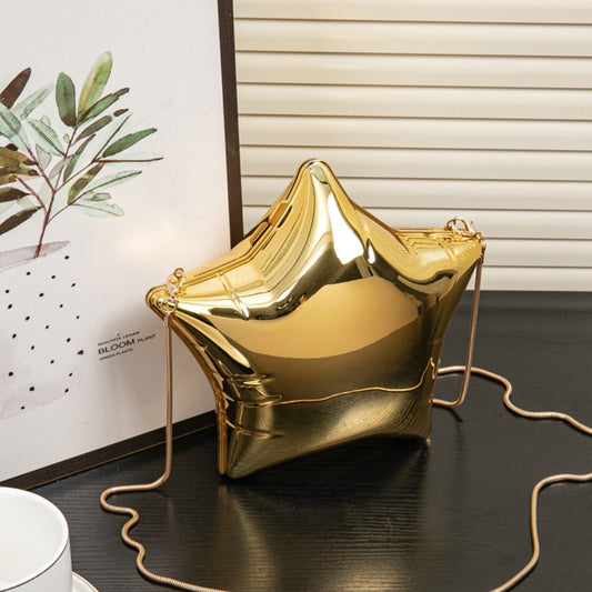 Silver Pentagram Chain evening Bag, Acrylic Mini Change, Key Lipstick Purse, Crossbody Prom Bag, Party Purse, Prom Bags Clutch, Wedding Purse