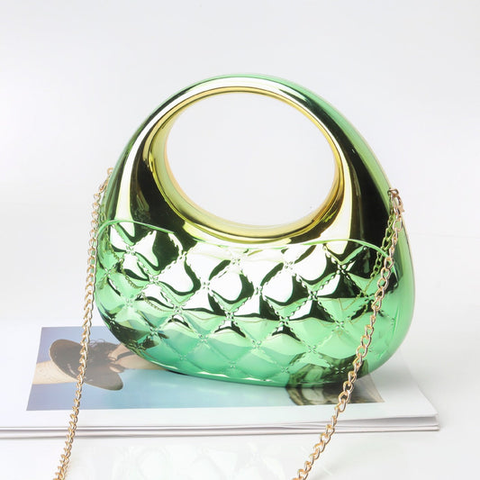 Shell Glossy Acrylic Bag, Shinny Dinner Colorful Bag Evening Clutch Purse Casual, Clutch Purse Party, Prom Bag, Party Purse, Prom Bags Clutch,