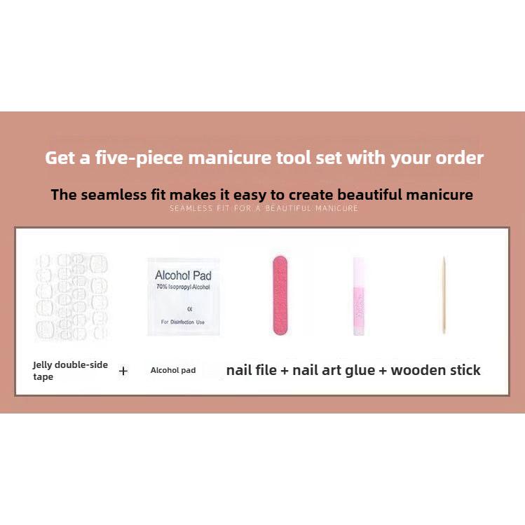 1046- Handmade press on nails fake nails removable Handmade Drawing Nails