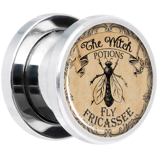 Witches Brew Fly Fricassee Halloween Plug Set 0G to 20mm