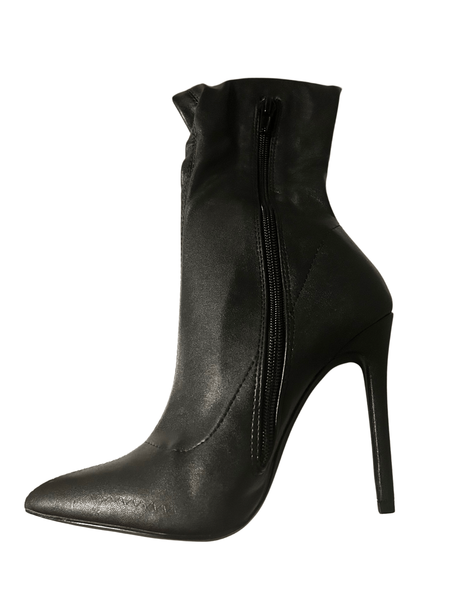 Gisele Thigh High Pointed Toe Boots - Women's Thigh High Fashion Boots with Side Zipper