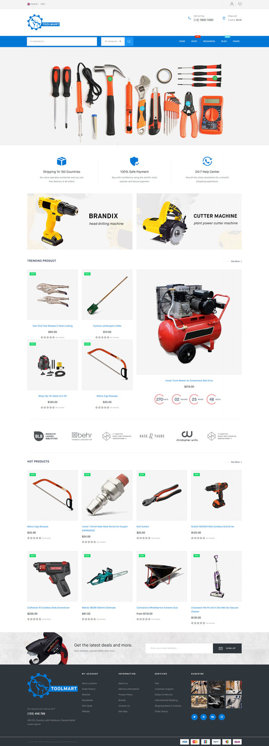 Shopify Theme - Toolmart