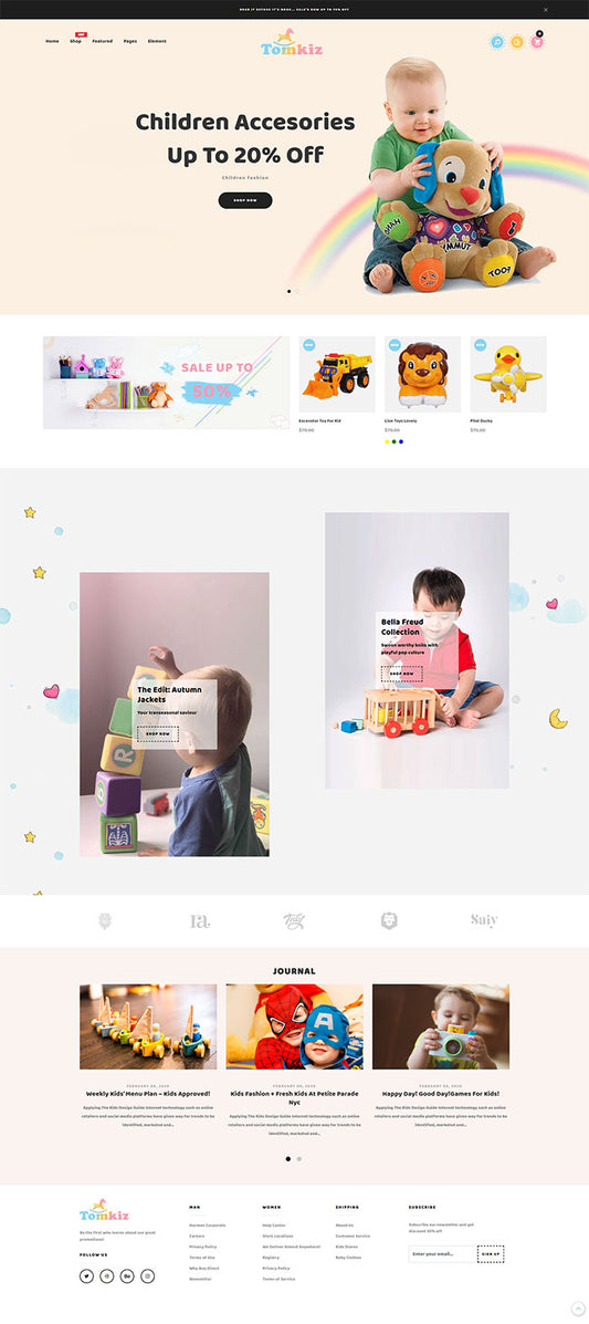 Shopify Theme - Tomkiz