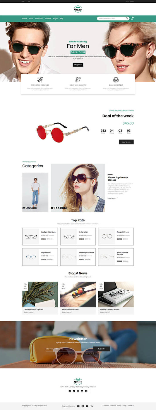 Shopify Theme - Rixno