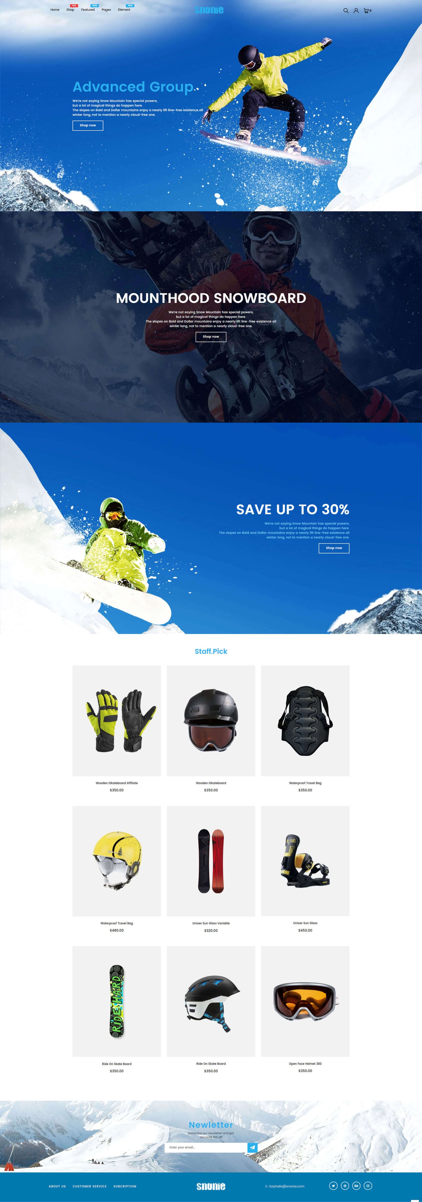 Shopify Theme - Snonie