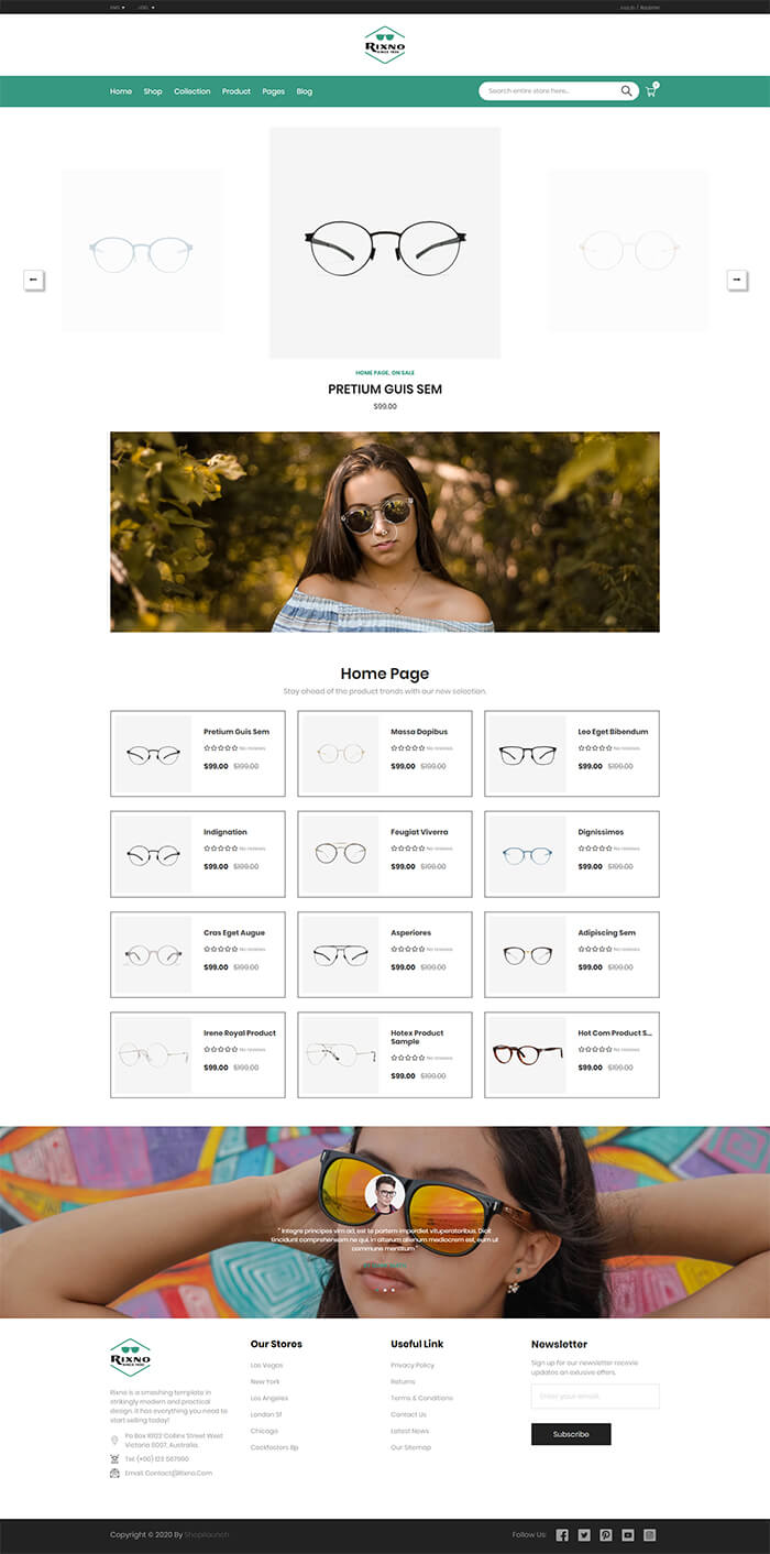 Shopify Theme - Rixno