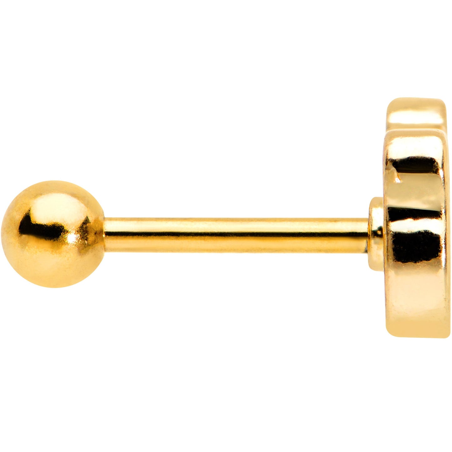 Officially Licensed Hello Kitty Cat Gold Anodized Cartilage Tragus Earring