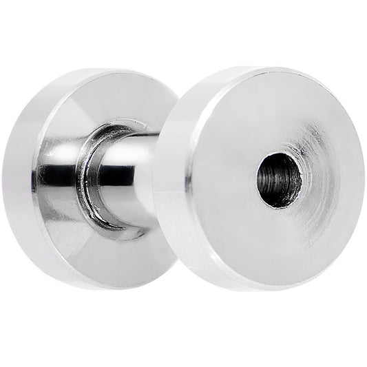 8G Stainless Steel Screw Fit Tunnel Plug Set