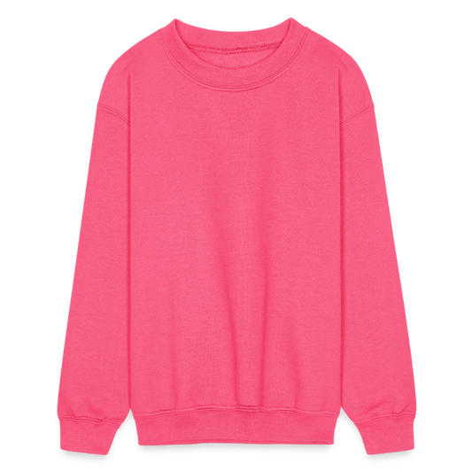 Kids' Crewneck Sweatshirt - neon pink