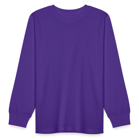 Kids' Long Sleeve T-Shirt - dark purple