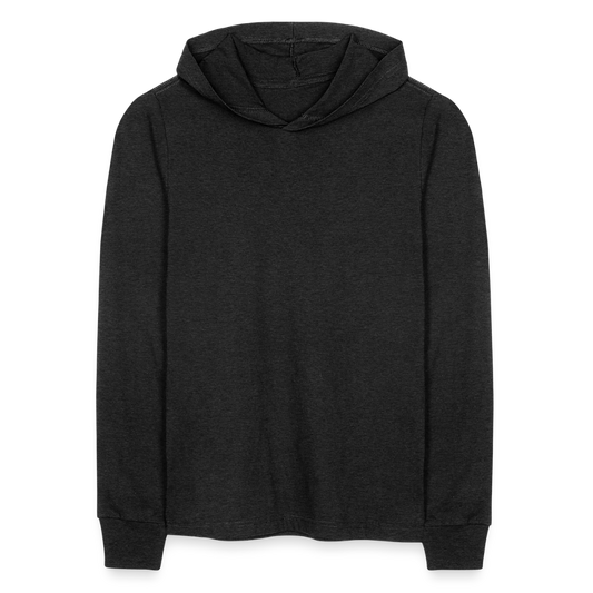 Unisex Long Sleeve Hoodie Shirt - heather black