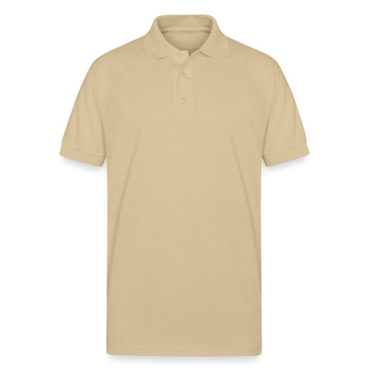 Gildan Unisex 50/50 Jersey Polo - Sand
