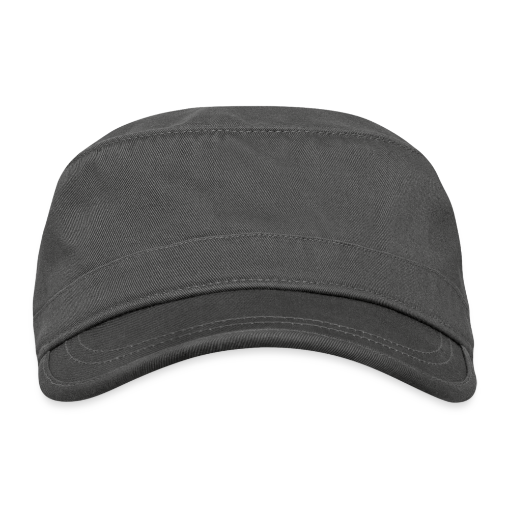 Organic Cadet Cap - charcoal