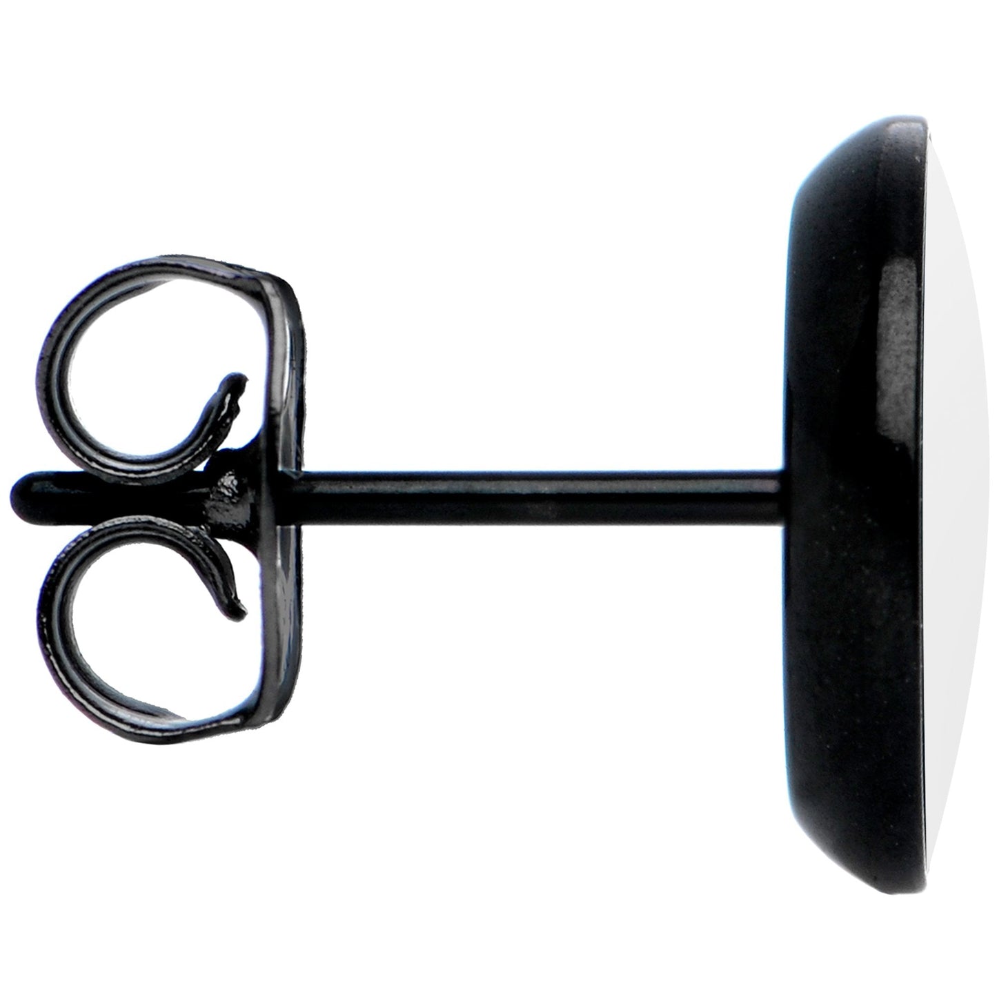 Witches Brew Poison Potion Halloween Black Stud Earrings