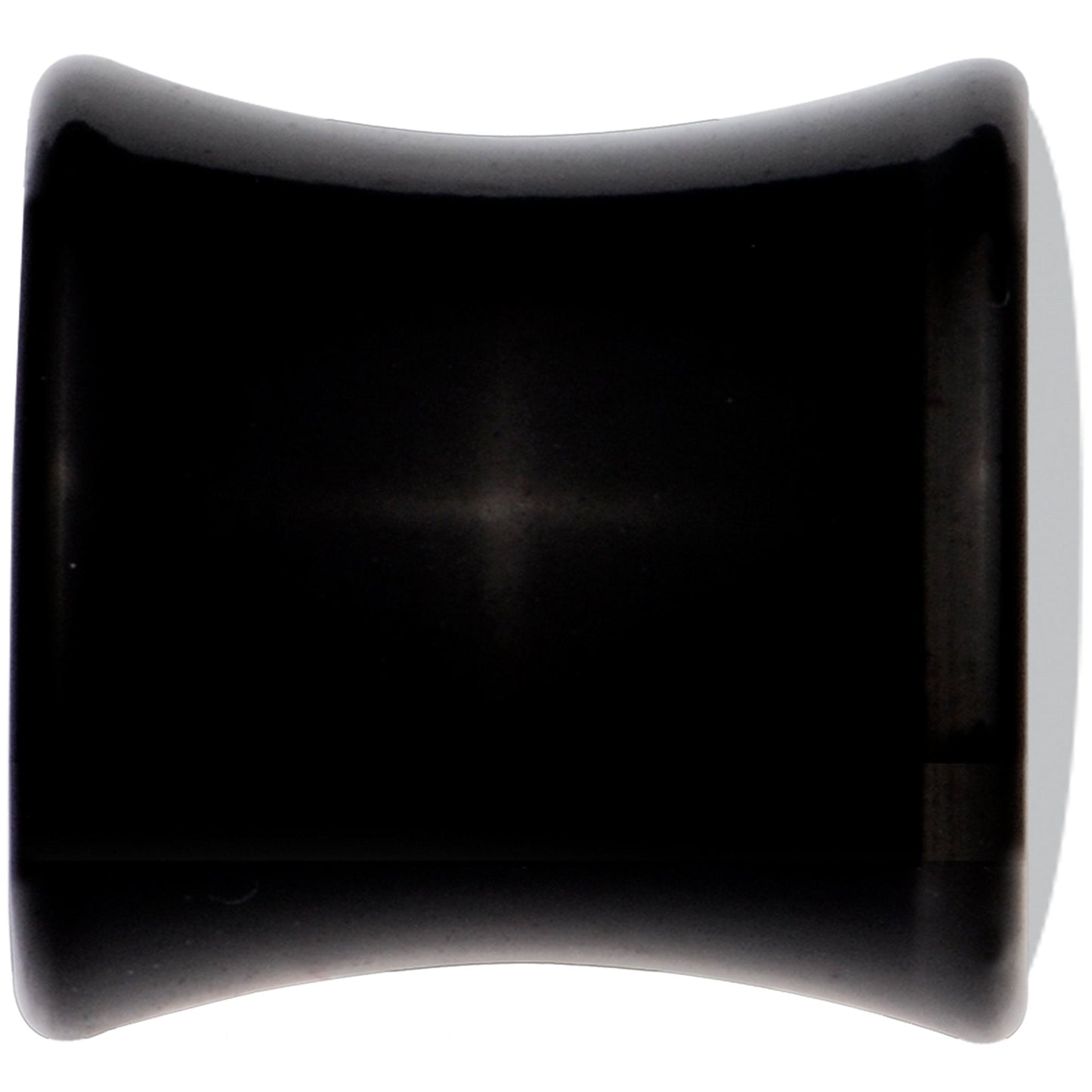 Black Acrylic Green Black Skull Saddle Plug Set 0G