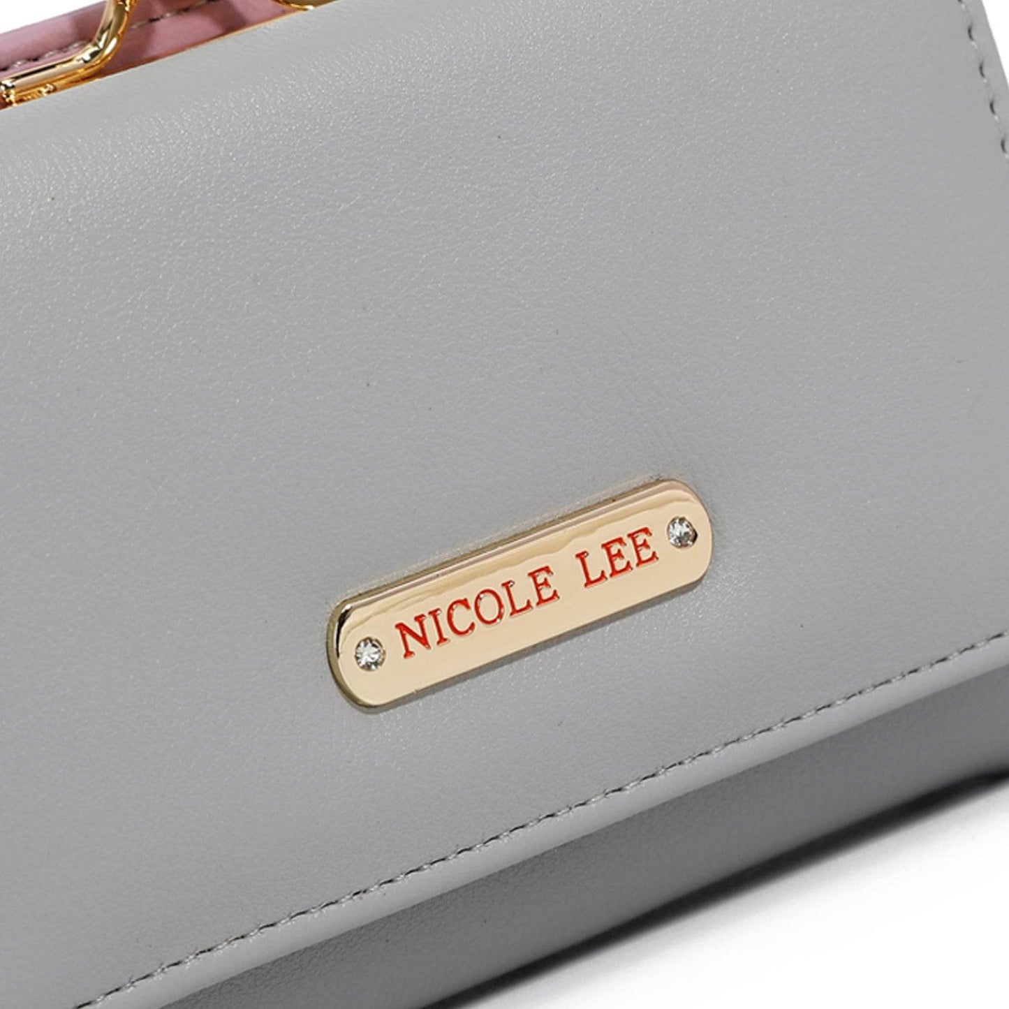 Nicole Lee USA Vegan Leather Trifold Wallet