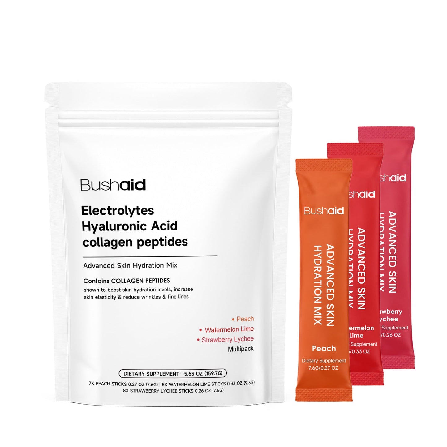 Multi-Flavor Skin-Hydrating Oral Supplement