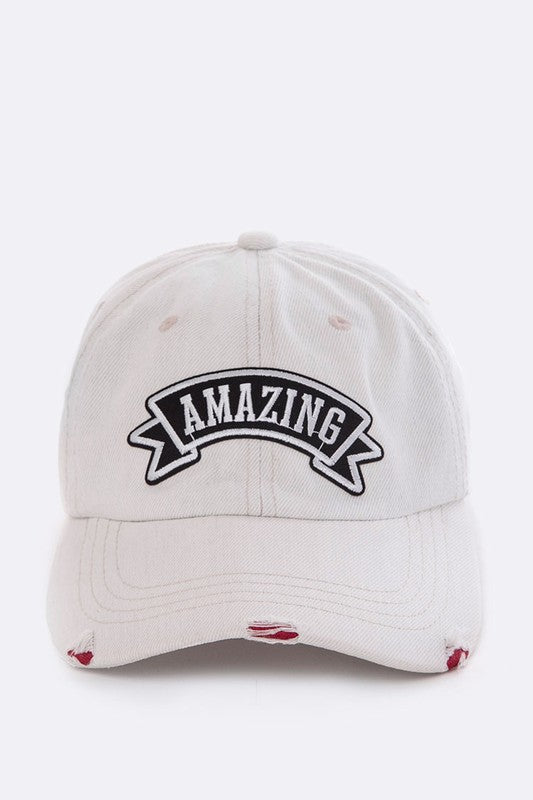 AMAZING Washed Denim Cap