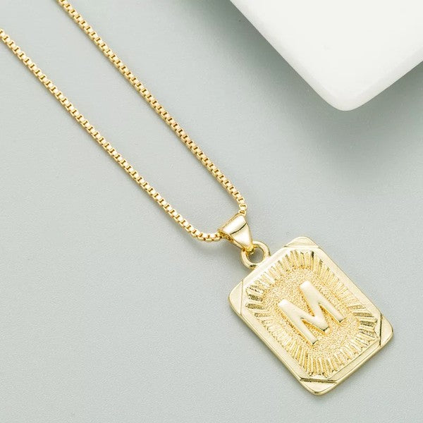 Classy Pendant Talia Initial Gold Letter Necklace