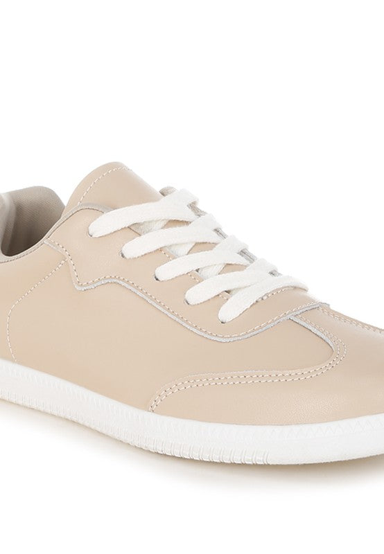 Bostonia Real Leather Casual Sneakers