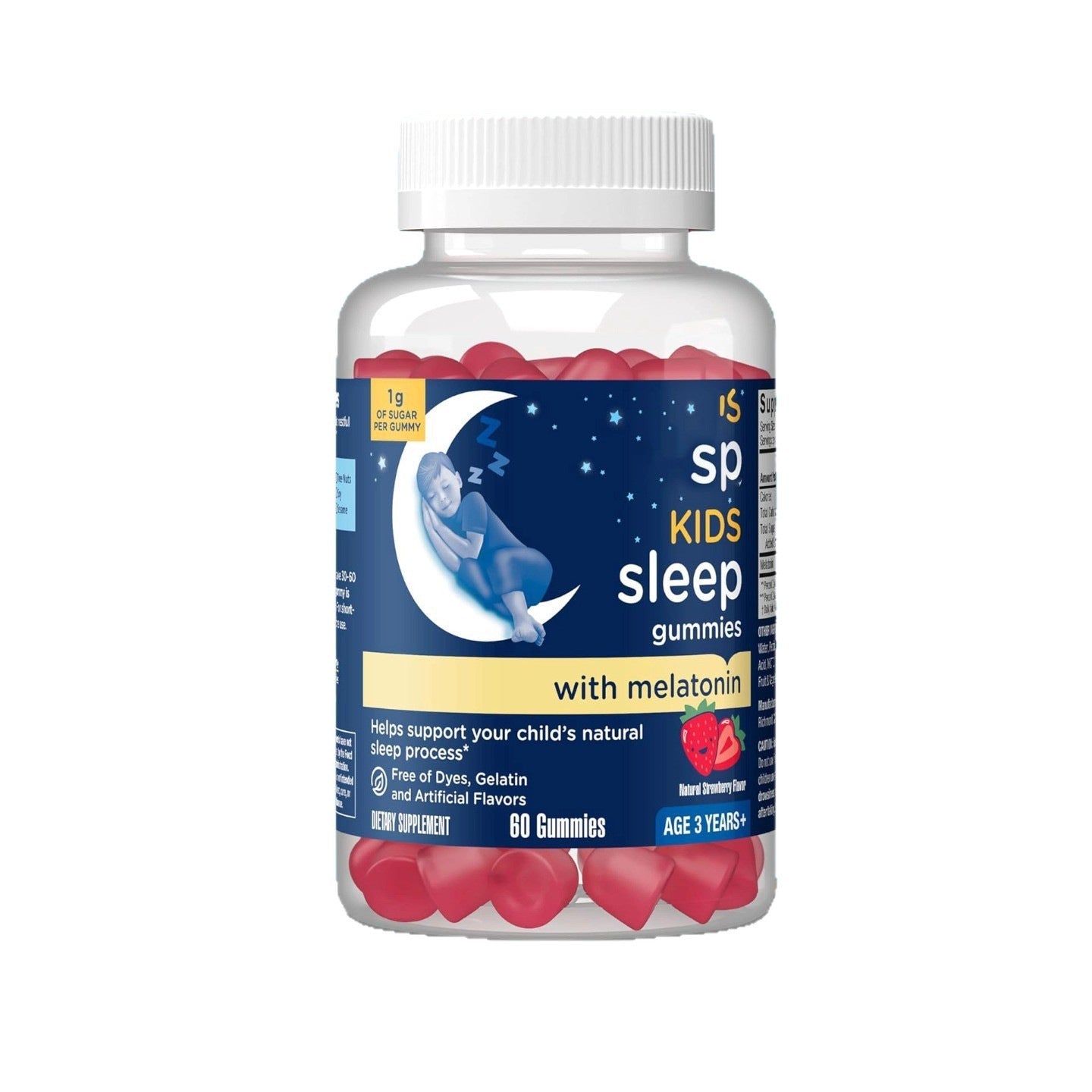 Childrens Melatonin Gummies Strawberry Flavor Functional Gummies