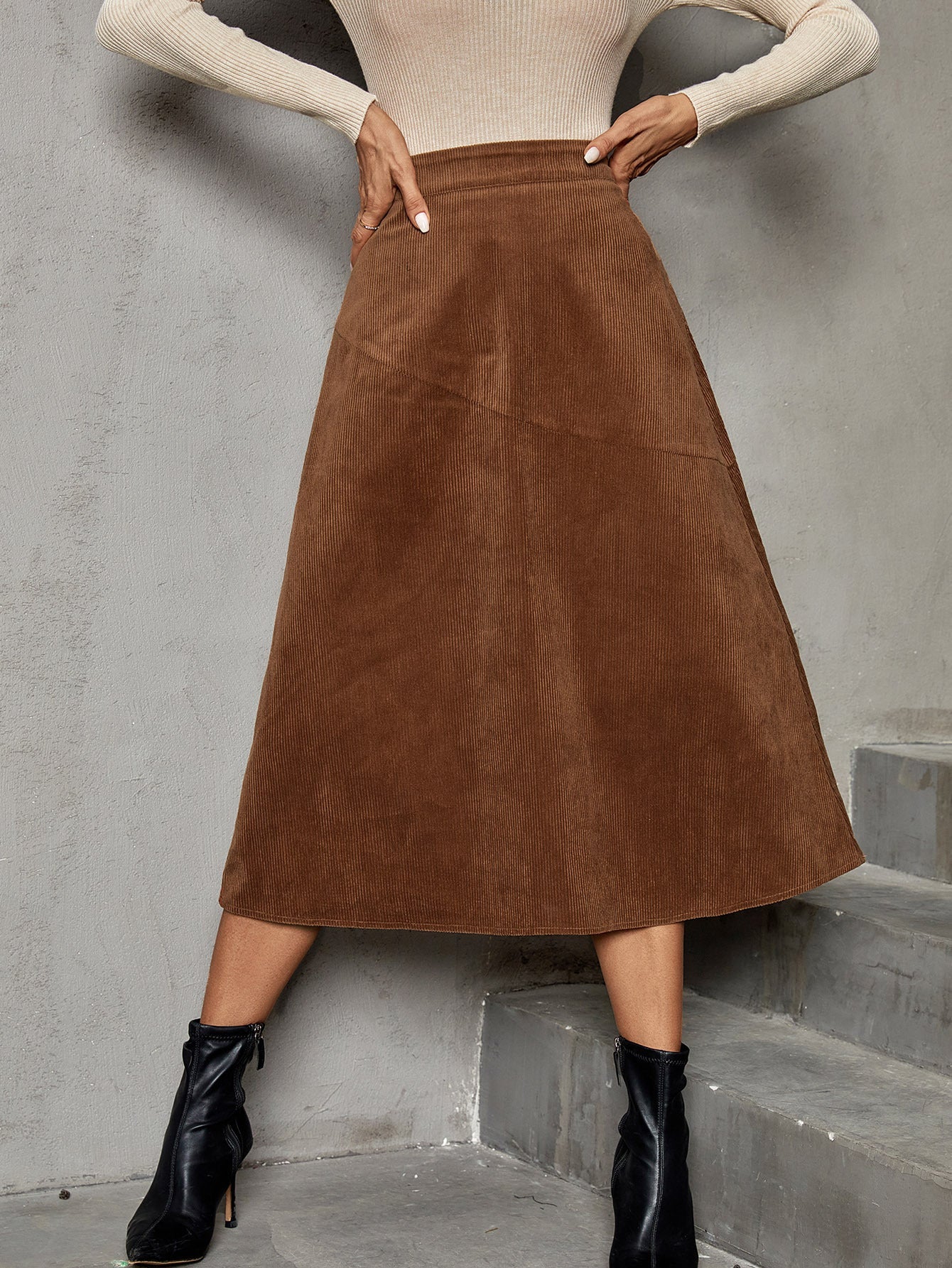 Floral Women Sheath High Waist Skirt