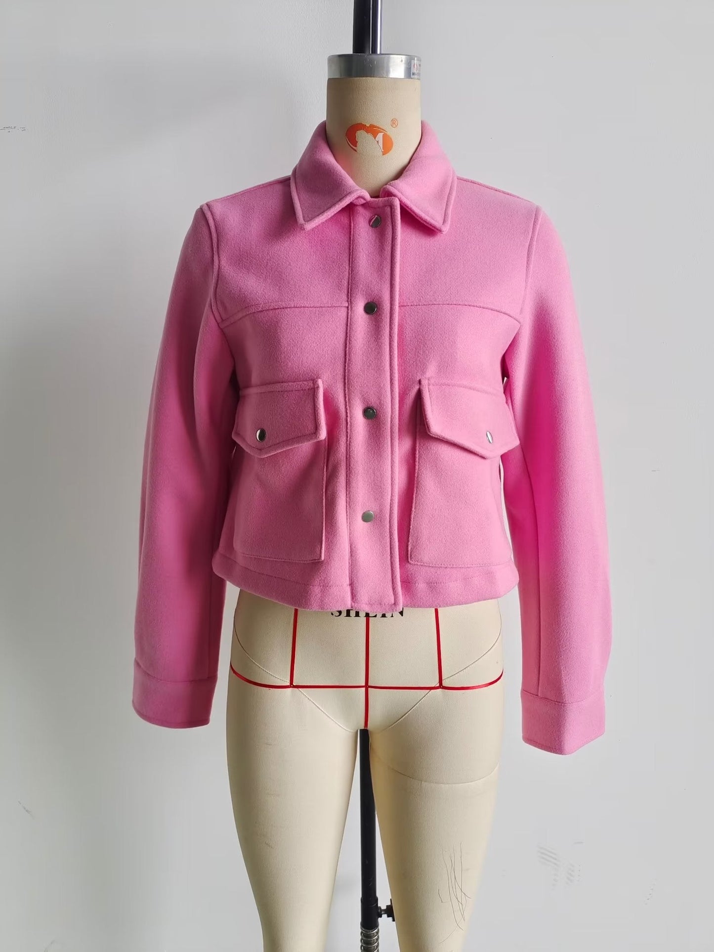 Autumn Women Clothing Street Casual Soft Woolen Jacket