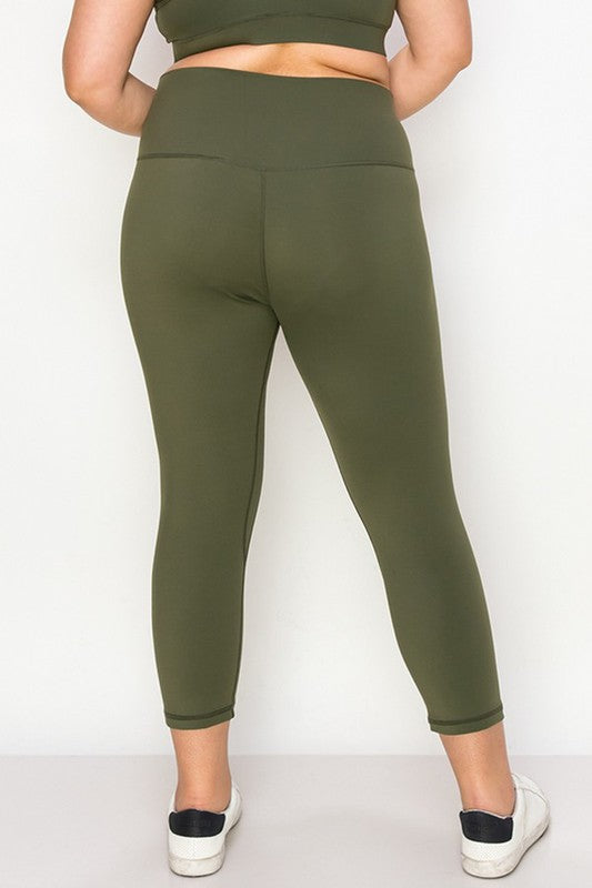 Buttery Soft Capri Activewear  Leggings