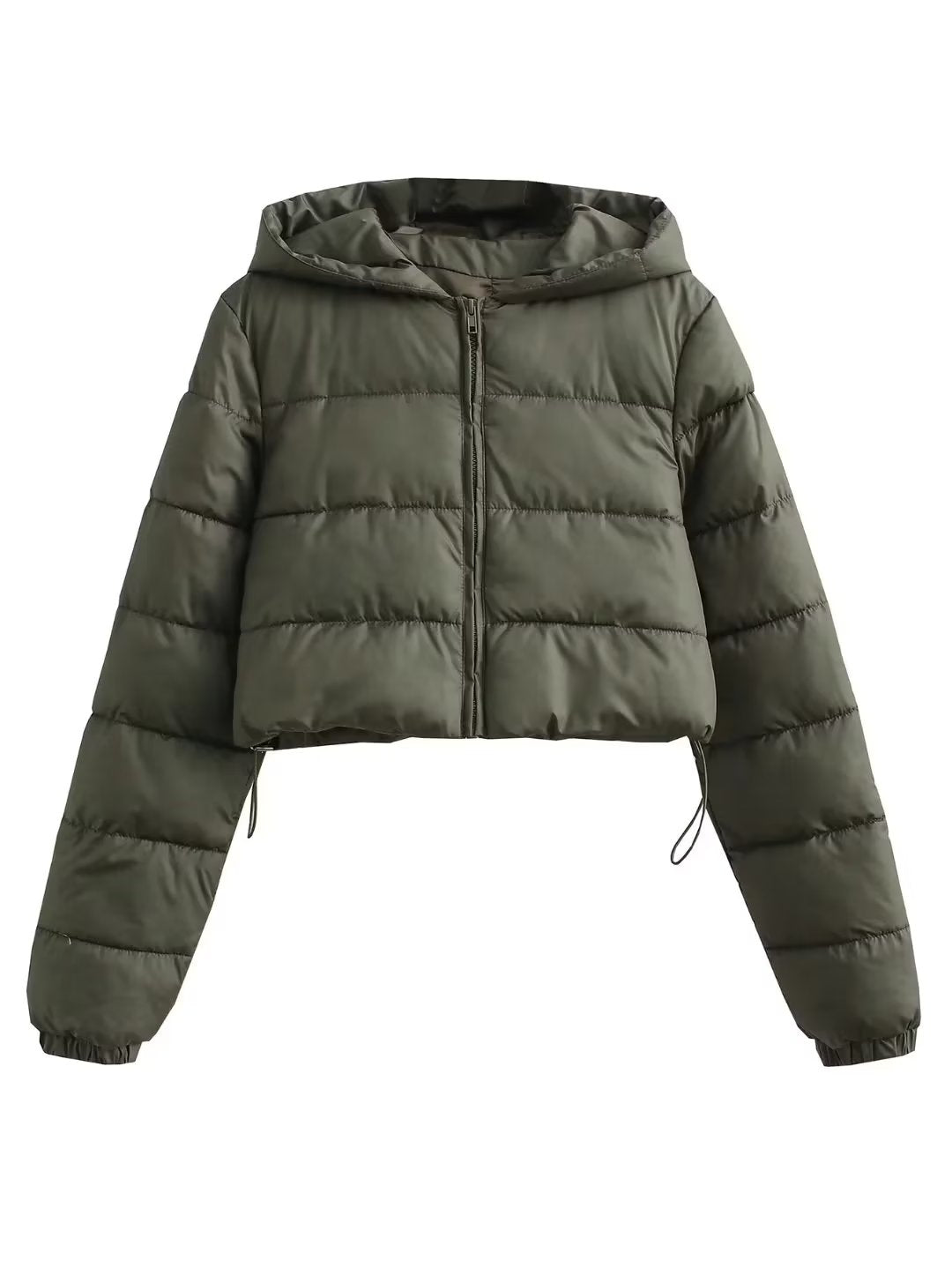 Autumn Women Clothing Urban Casual Short Hooded Cotton Coat Jacket Women