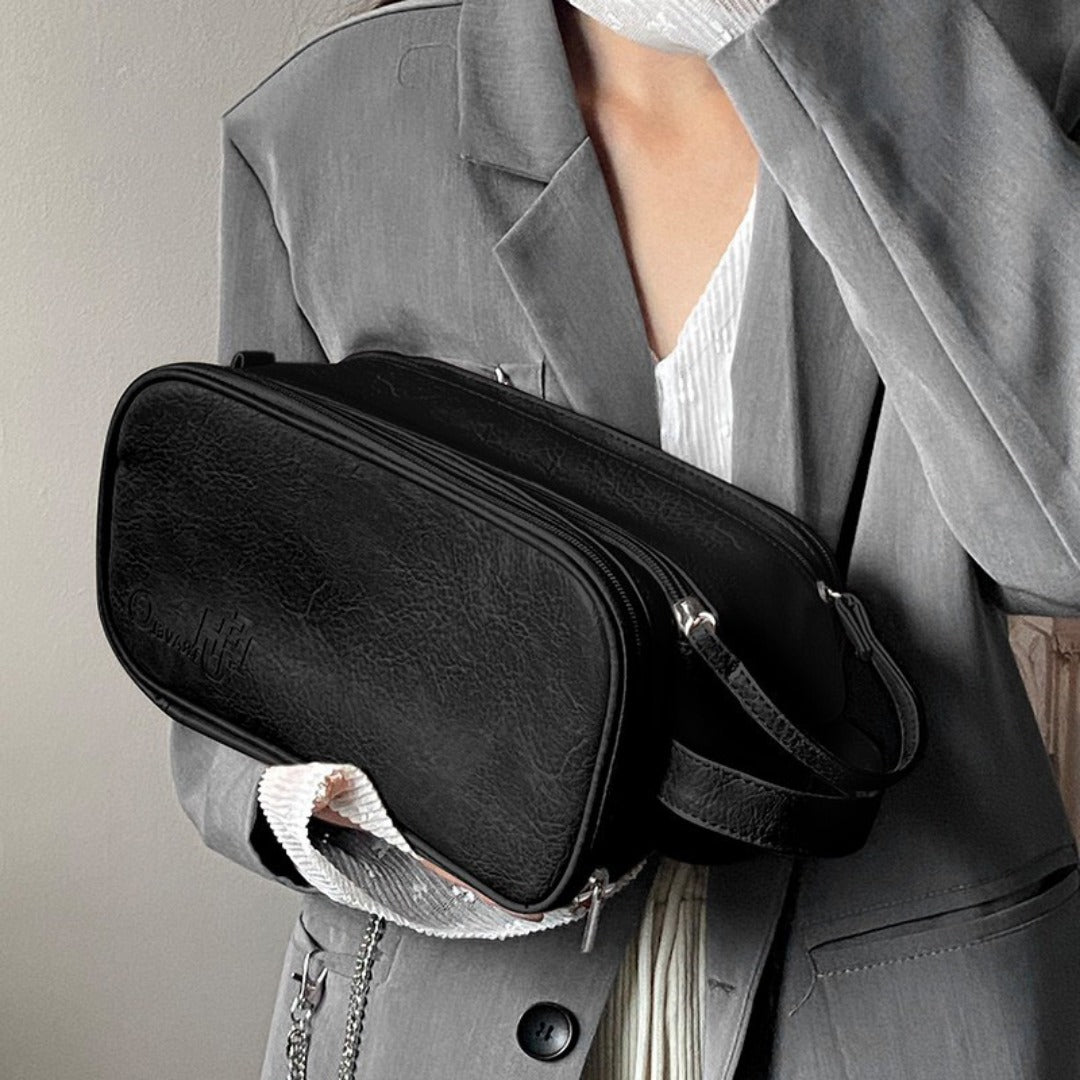 Makeup bag with compartments, Multifunctional cosmetic bag women's large capacity, portable storage bag, partition travel toilet bag, makeup bag organizer,