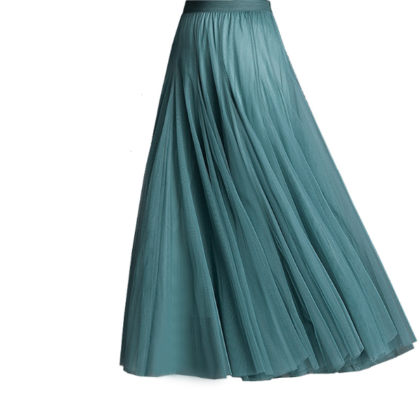 Double Layer Degrees Oversized Skirt Four Seasons Yarn Skirt A line Drape Fairy Skirt