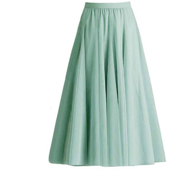 Double Layer Degrees Oversized Skirt Four Seasons Yarn Skirt A line Drape Fairy Skirt