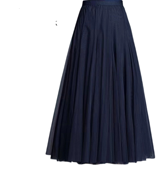 Double Layer Degrees Oversized Skirt Four Seasons Yarn Skirt A line Drape Fairy Skirt