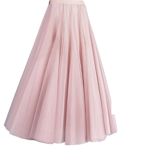 Double Layer Degrees Oversized Skirt Four Seasons Yarn Skirt A line Drape Fairy Skirt