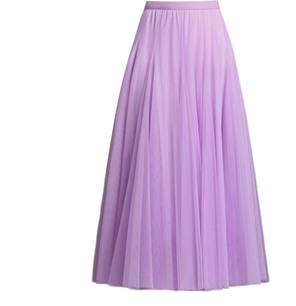 Double Layer Degrees Oversized Skirt Four Seasons Yarn Skirt A line Drape Fairy Skirt