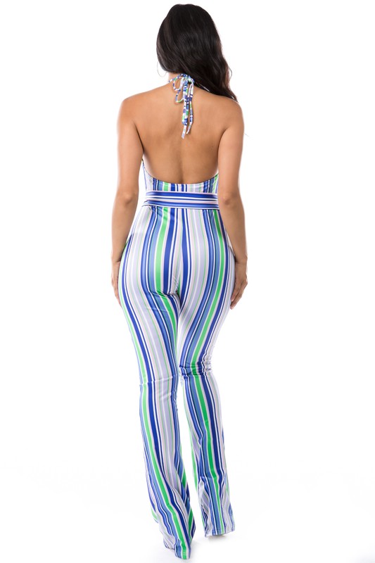 MULTI STRIP JUMPSUIT