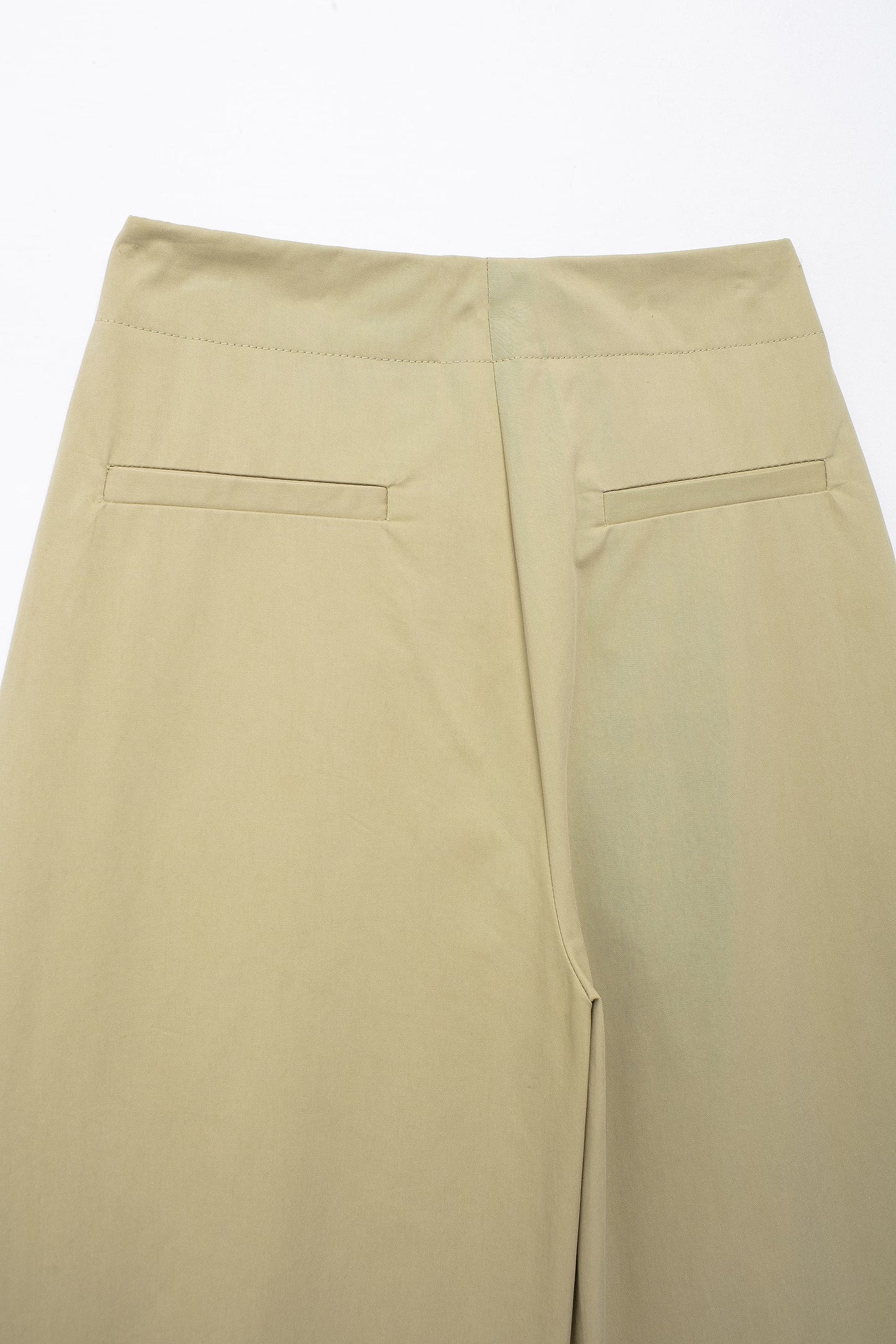 Summer Women Clothing Street Casual Mid Rise Pants Tight Leg Pleated Pants